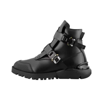 DIOR Buckle Military Combat Boot Black