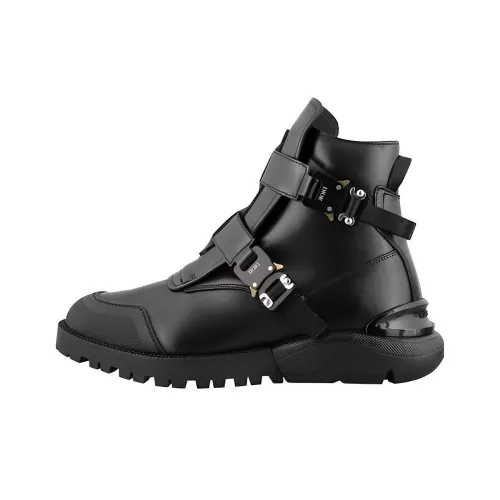 DIOR Buckle Military Combat Boot Black