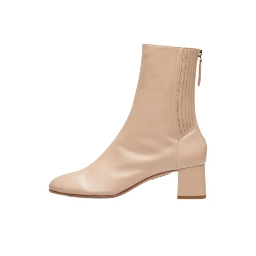 AQUAZZURA Saint Honore 50mm Leather Boots