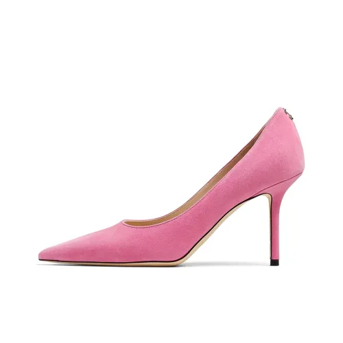 Jimmy Choo LOVE Slim Heel High Heels Women's Candy Pink