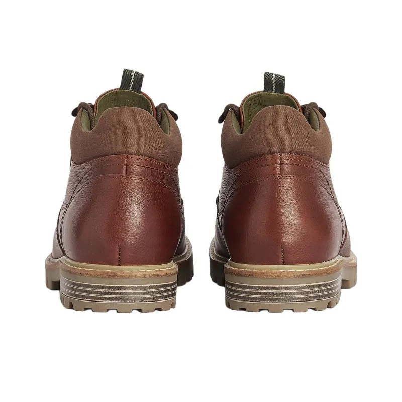 BARBOUR Granite Ankle Boots Men's Brown-4