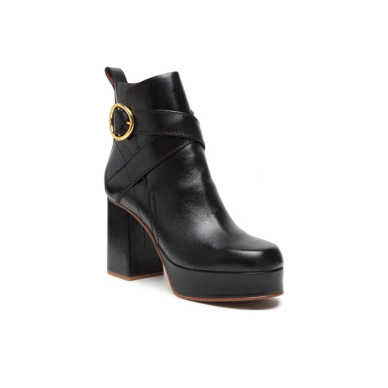 See By Chloe Fashion Ankle Boots 9cm Women's Black-2