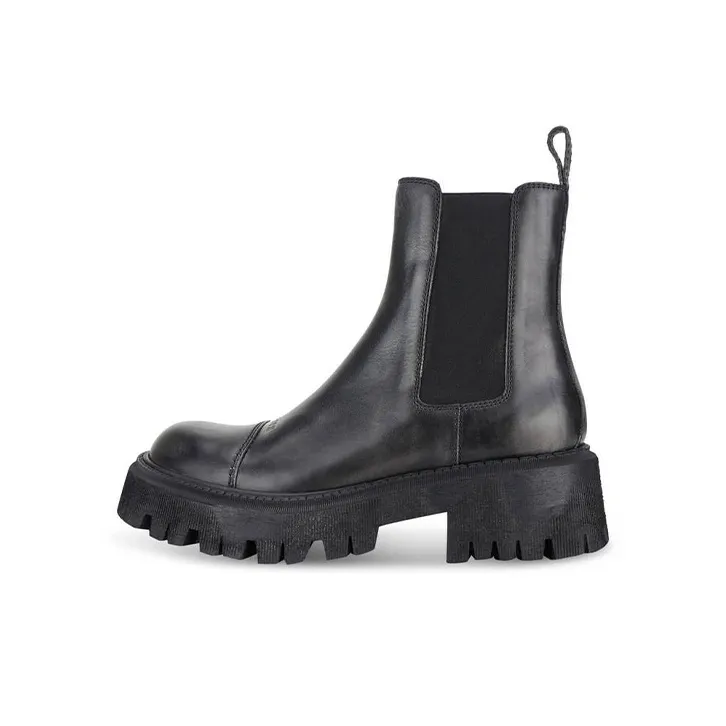 Balenciaga Tractor Chelsea Boots 'Black'-0