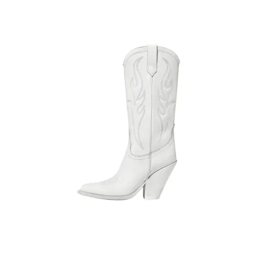SONORA BOOTS 니 하이 부츠 화이트 여성