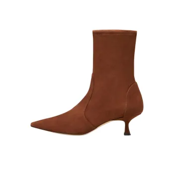 Stuart Weitzman/SW Naomi Ankle Boots 5cm Women's Brown