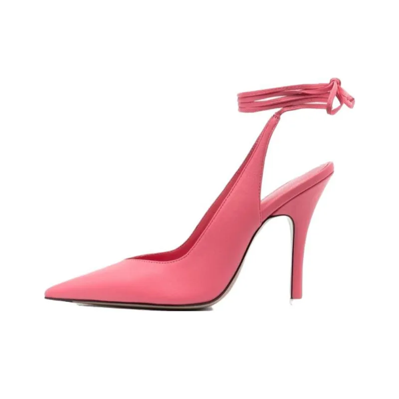The Attico Strap detail Pointed toe Pumps-0