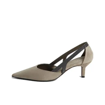 Brunello Cucinelli 65mm Monili-chain Strap Pumps