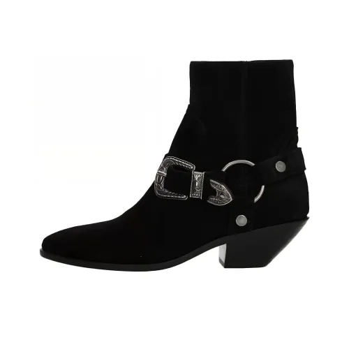 SAINT LAURENT Ankle Boots Women's Black