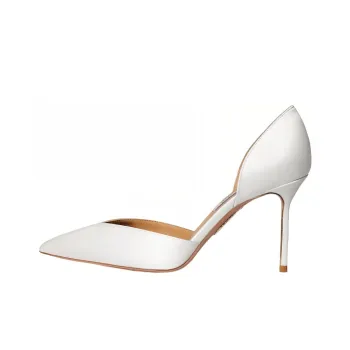 AQUAZZURA Uptown Slim Heel High Heels 8.5cm Women's White