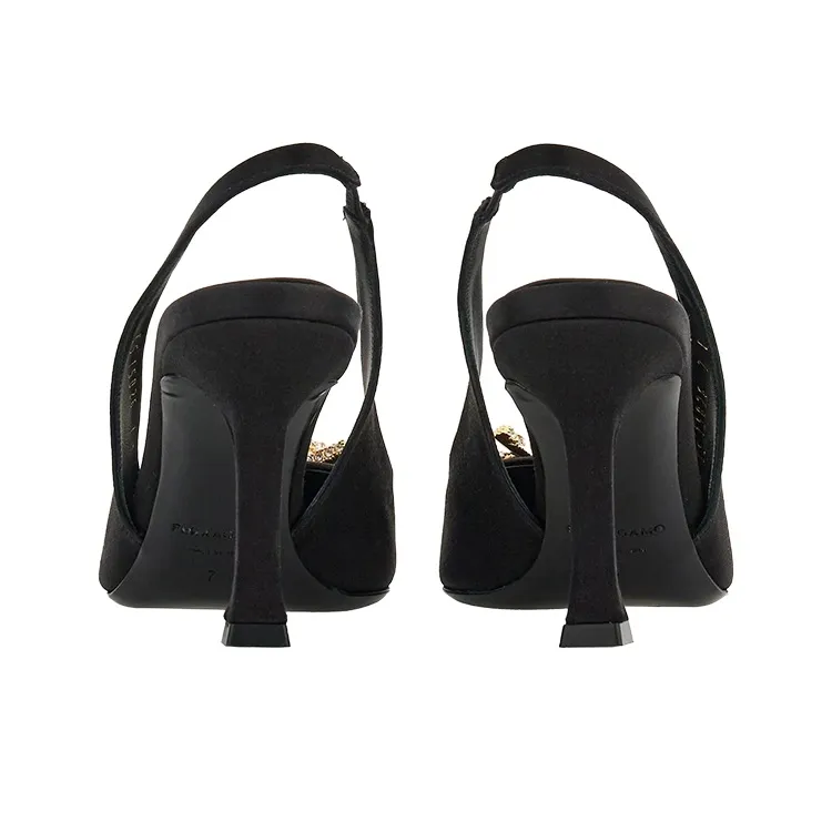 FERRAGAMO Asymmetric-bow 85mm Slingback Pumps-4