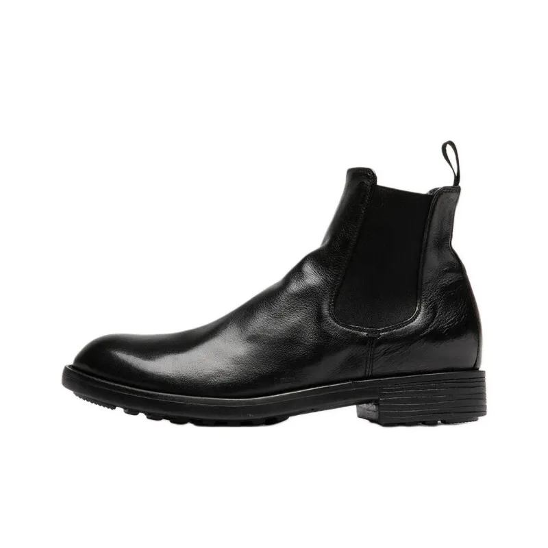 Officine Creative Sergeant 102 Short Chelsea Boots 3.5cm Women's Black-0