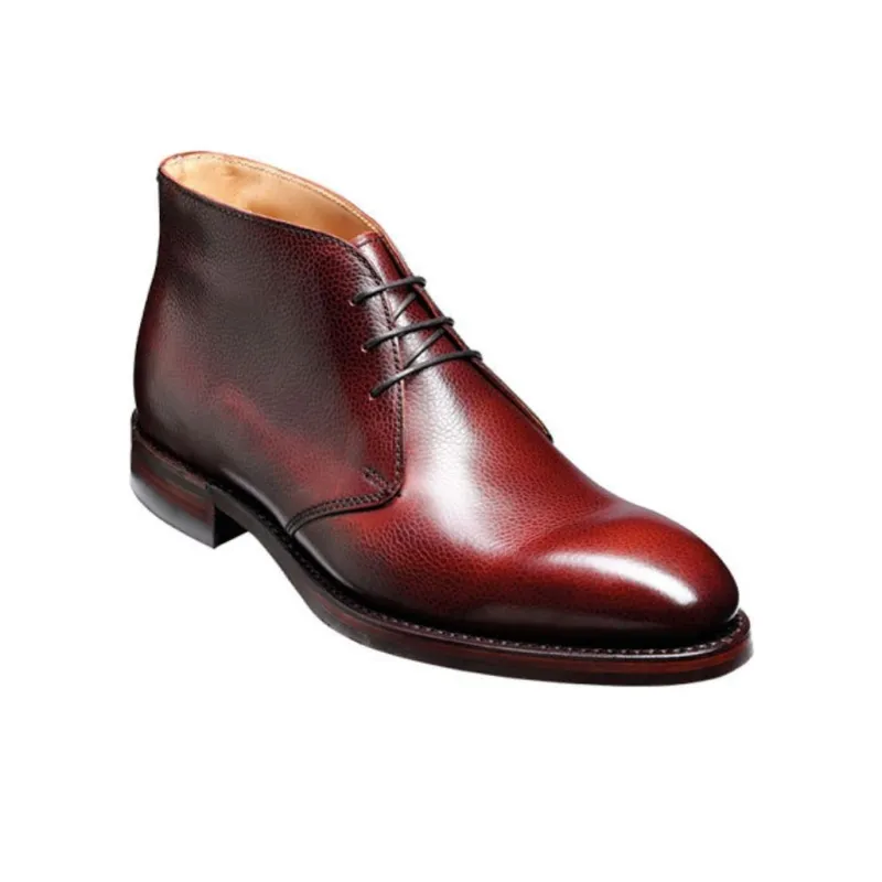 BARKER Orkney Ankle Boots Men's Red-2