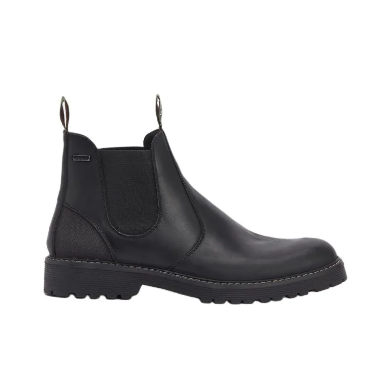 BARBOUR Patton Short Chelsea Boots 3.5cm Men's Black-1