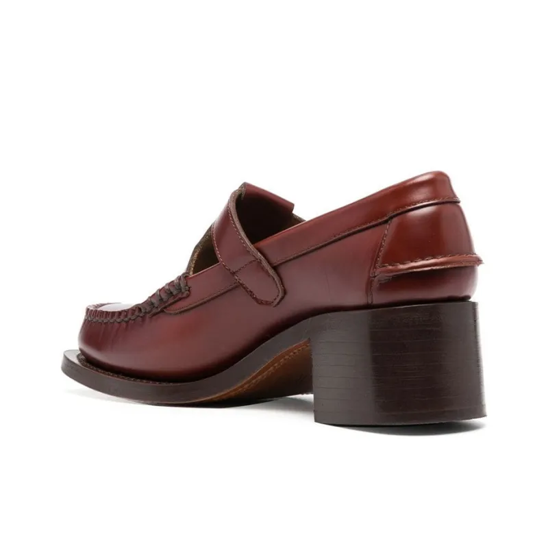 Hereu Alber 50mm Leather Pumps-4