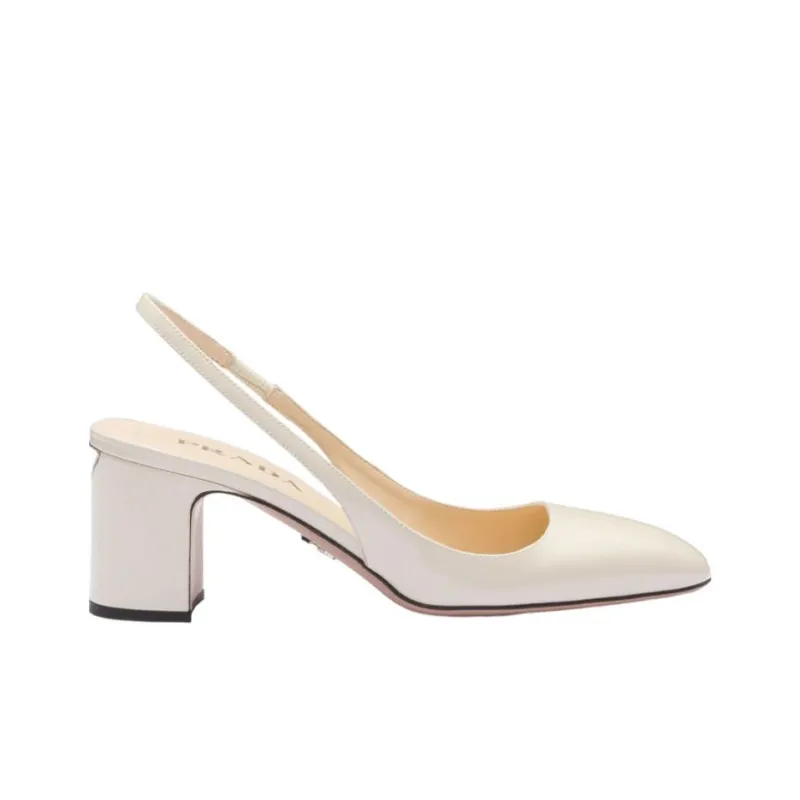 PRADA Calf-leather Slingback Pumps-1