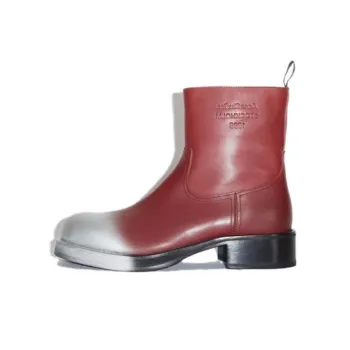 Acne Studios Ankle Boots 4.5cm Men's Burgundy