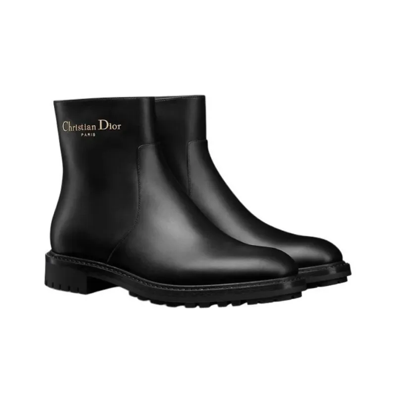 DIOR D Town Ankle Boots Women's Black-2