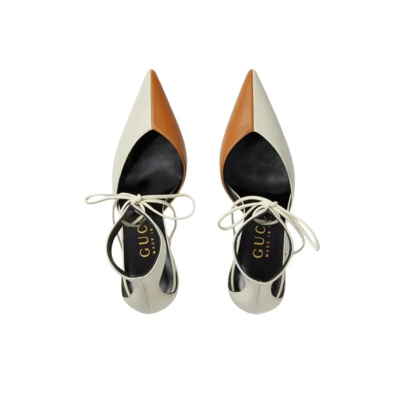 GUCCI Ankle-cuff Heeled Pumps-4