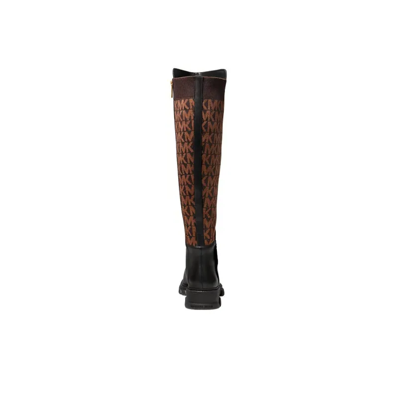 MICHAEL KORS KORS Ridley Knee-high Boots Women's Black & Brown-3