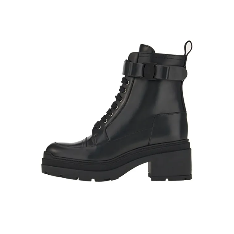 FERRAGAMO Vara Ankle Boots Women's Black-0