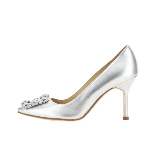 MANOLO BLAHNIK Hangisi 105mm Leather Pumps