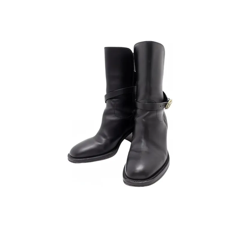 DIOR Empreinte Ankle Boots Women's Black-2