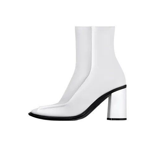 LOUIS VUITTON Berlin Ankle ASHER 8cm Women's White