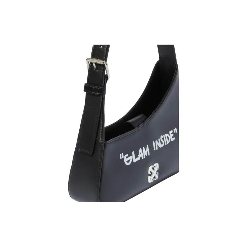 OFF WHITE Jitney Quote Shoulder Bag-4