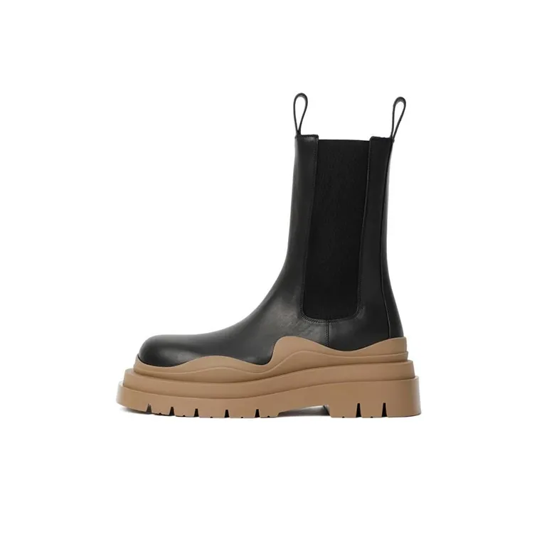 Bottega Veneta Tire Chelsea Short Chelsea Boots Men's-0