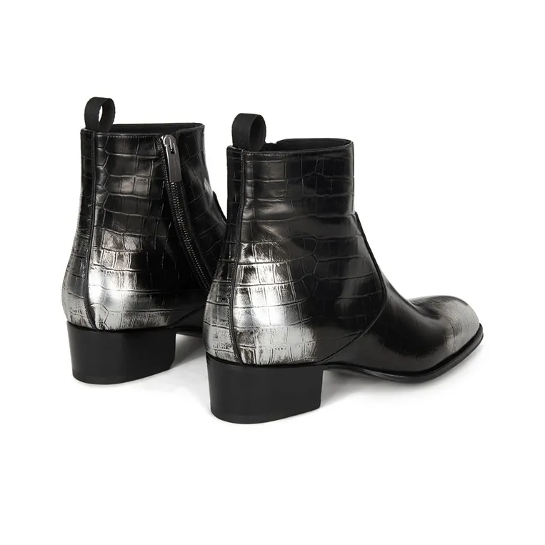 Giuseppe Zanotti/GZ Ector Ankle Boots 4cm Men's Black-3