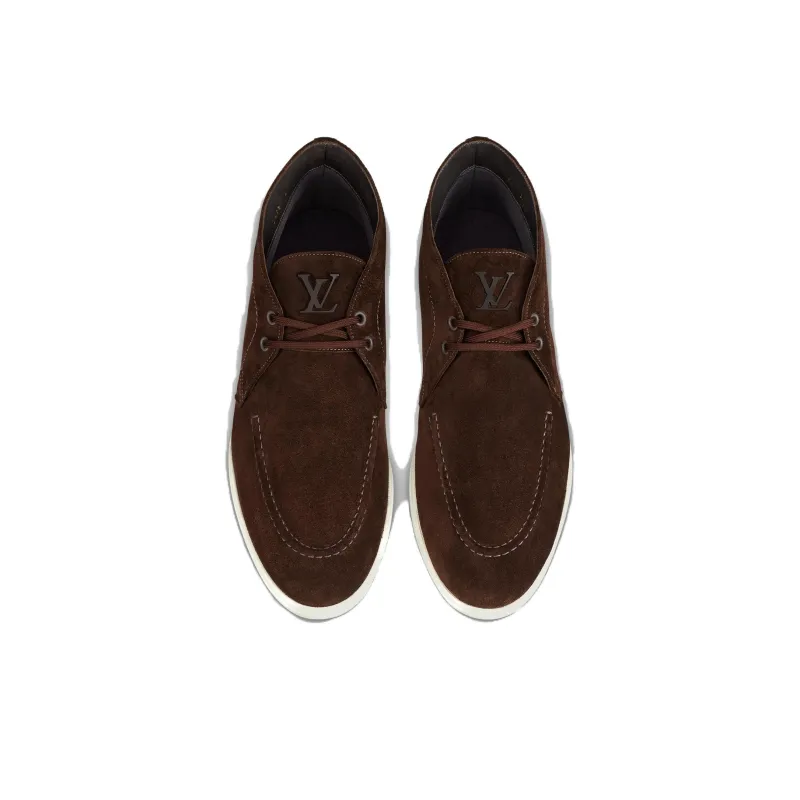 LOUIS VUITTON Estate Ankle Boots Men's Brown-3
