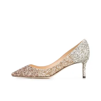 Jimmy Choo ROMY Slim Heel High Heels 6cm Women's Rose Gold