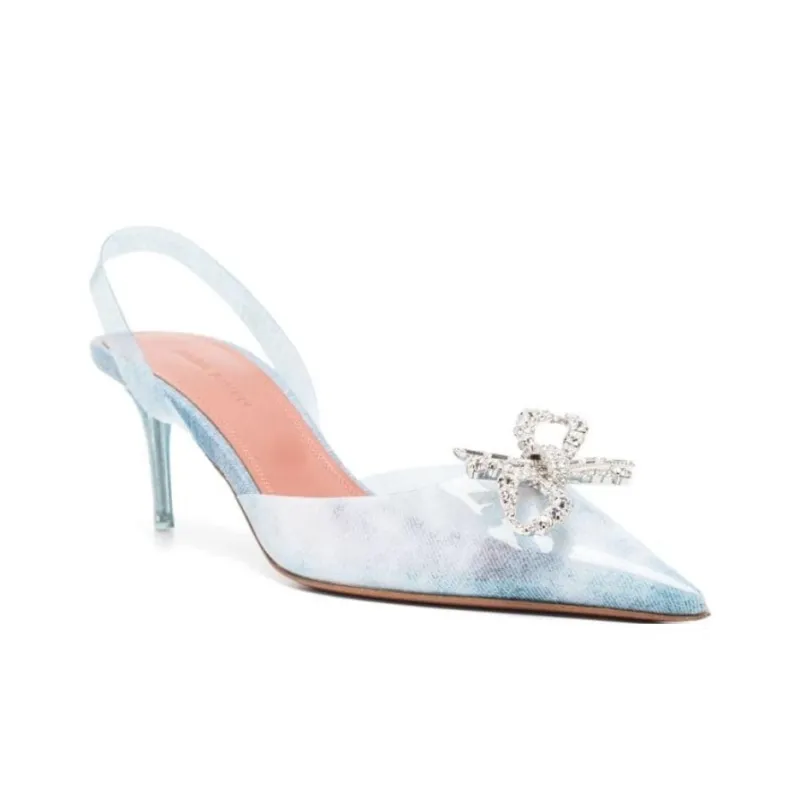 AMINA MUADDI Rosie 60mm Transparent Pumps-2