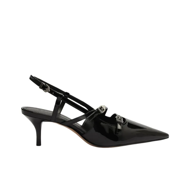 Schutz Stacy Slim Heel High Heels 6.3cm Women's Black-1
