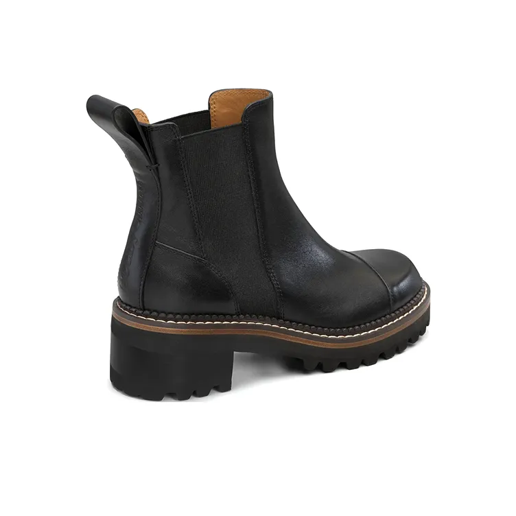 See By Chloe Mallory Short Chelsea Boots Women's Black-3