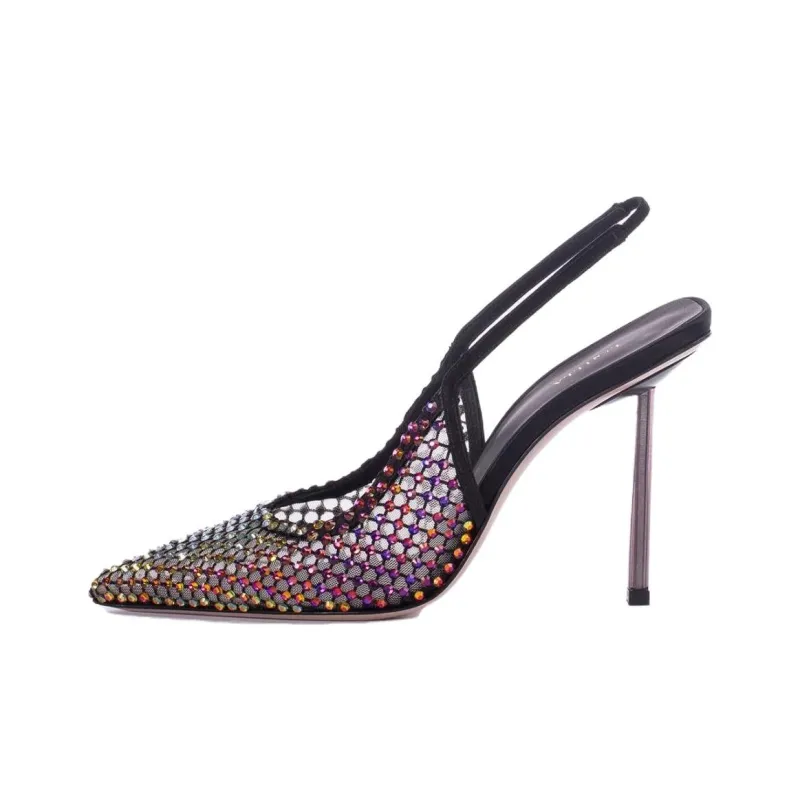 Le Silla Gilda 100mm Slingback Pumps-0