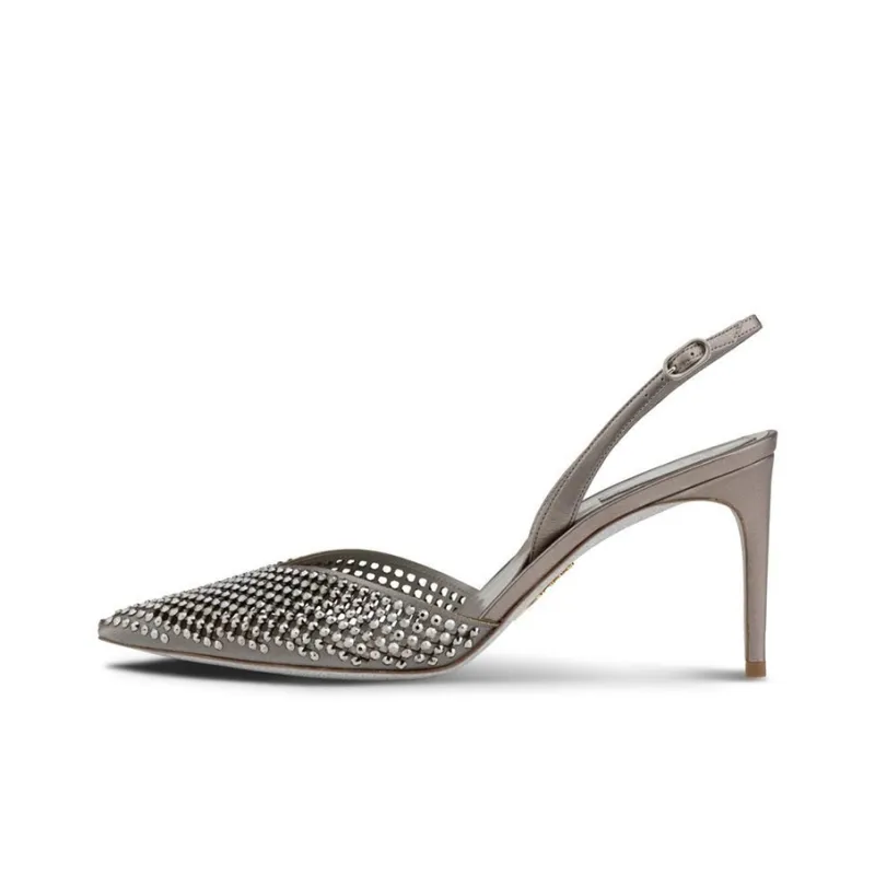 René Caovilla Strass-embellished Sandals-0