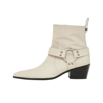 Open Yy Ankle Boots Women's White