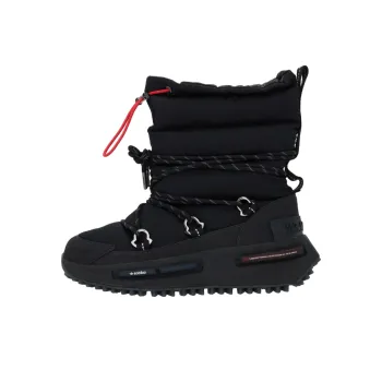 Moncler X Adidas Originals Logo Detailed Ankle Boots