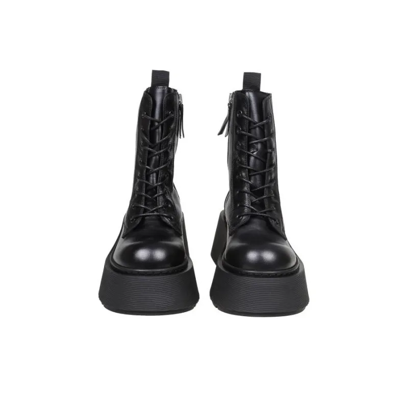 Vic Matie Lace-up Leather Platform Boots-2