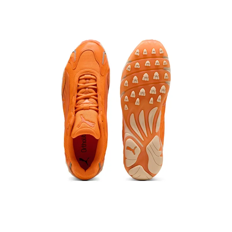 PUMA Shock Absorbers With Slip Resistant Features Low Top Training Shoes Unisex Orange-3