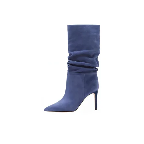 Paris Texas 90mm Slouchy Suede Boots