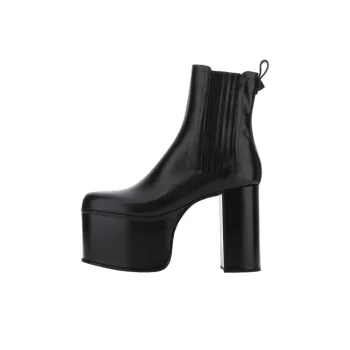 Valentino Short Chelsea Boots 13cm Men's Black