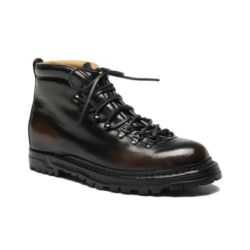 Officine Creative Ankle Boots Men's Black Brown-1
