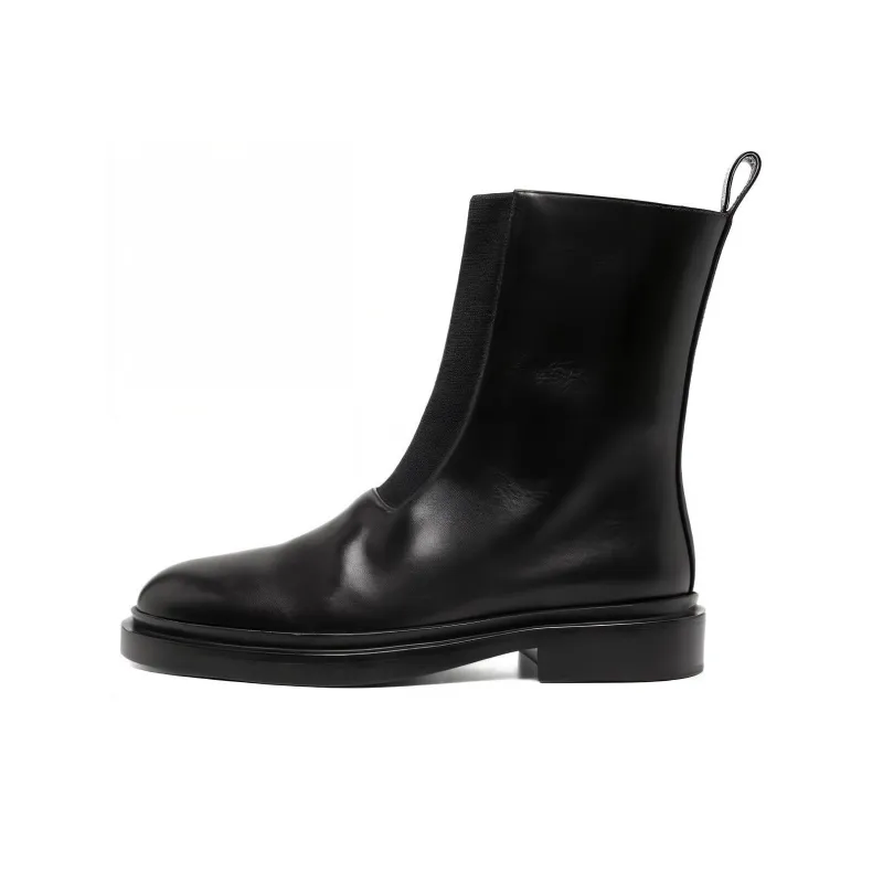 JIL SANDER Chunky Leather Boots-0