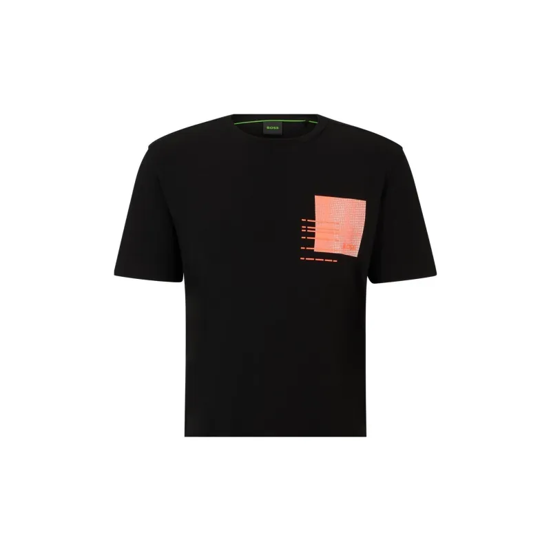 HUGO BOSS Graphic print Cotton blend T shirt-5