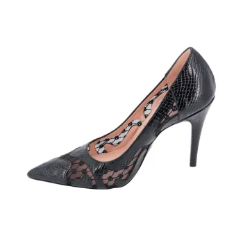 GUCCI 105mm Python-effect Pumps