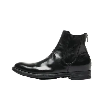 Officine Creative Zip-up Leather Ankle Boots