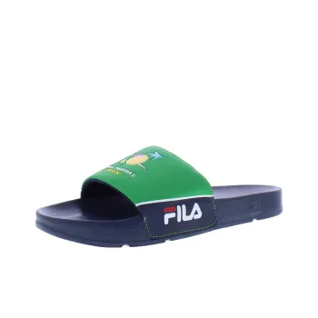 BNP x FILA DRIFTER Slip-Resistant Abrasion-Resistant Slide Slippers Men's Turquoise