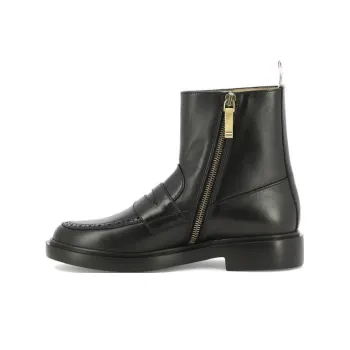 THOM BROWNE Penny Loafer Ankle Boots